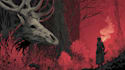 create dark art, metal, gothic illustration
