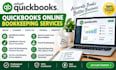 do quickbooks online setup, cleanup, catch up, payroll and monthly bookkeeping