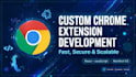 develop custom chrome extension and fixbugs