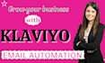 setup klaviyo abandoned cart welcome and win back flows
