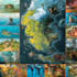 design a unique vector map, realistic or fantasy