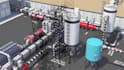 create 3d industrial animation chemical plant visualization walkthrough process