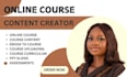 create online course creation online course content online course curriculum