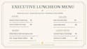 design luxury breakfast brunch and luncheon menu