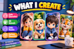 design cute 3d character models, animals, chibi and cartoon style