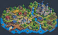 create isometric pixel art tileset tilemap game assets and environment