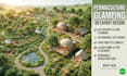 permaculture and glamping 3d layout for sustainable land and eco resorts