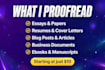 proofread and edit your documents with perfect grammar