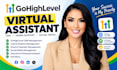 executive admin personal gohighlevel virtual assistant social media manager