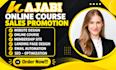 create your kajabi online course, kajabi website, coaching and course website