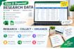 do accurate web research and data collection