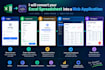 convert your excel spreadsheet into a web application