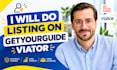 do listing on viator