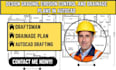 expert architect and draftsman redrawing and autocad drafting