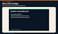 clean your CSV and remove exact duplicate rows