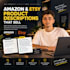 write amazon and etsy product descriptions
