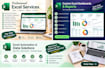 do ms excel, power bi, sql data analysis and visualization