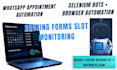 build doctor appointment booking bot, order grabber doordash instacart uber bot