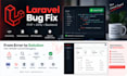fix laravel PHP bugs and backend issues