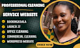 design cleaning service website, house office, pricing parameter bookingkoala