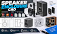 do speaker enclosure cad, subwoofer box, audio product design