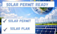 do solar pv permit plan in USA and drafting 2d auto cad, electrical plan