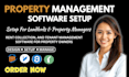setup property management software via buildium appfolio yardi rentmanager