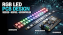 design custom rgb led pcb, ws2812b, neopixel and led controller