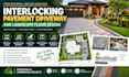 design interlocking pavement driveway and landscape floor plans