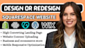 develop, design and build squarespace website redesign squarespace landing page