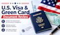 us visa and green card document consultation and review