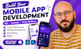 build mobile app development ios app developer app creation react native flutter