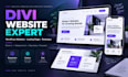 design wordpress website, divi website, divi landing page, business website