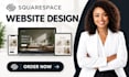 do squarespace website design, redesign squarespace website, squarespace design