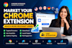market your chrome extension for targeted users and downloads