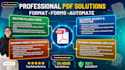 design fillable PDF forms, format, and automate documents