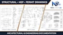create architectural plan, structural, mep and city permit drawing plans