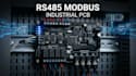 design rs485 modbus industrial automation controller pcb
