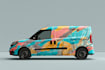 design car wrap, vehicle wrap design