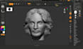 create realistic 3d head model, 3d face, printable 3d head sculpt and 3d bust