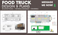 design 2d food truck layout plans floor plan and food truck for permit drawings
