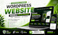create a wordpress website local business for small business website