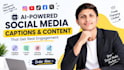write engaging social media captions and content using ai