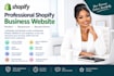 design and develop a professional shopify business website