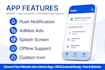 convert website to android app with webview and push notification