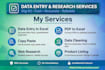 do accurate data entry, excel data entry and web research