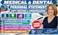 handle medical personal statement, dental school personal statement