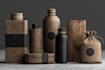 elegant wine bottle label design and packaging