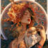 create illustrations in art nouveau style