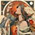 draw anything in art nouveau style